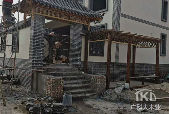 古建小青瓦門廊 古建青瓦長(zhǎng)廊